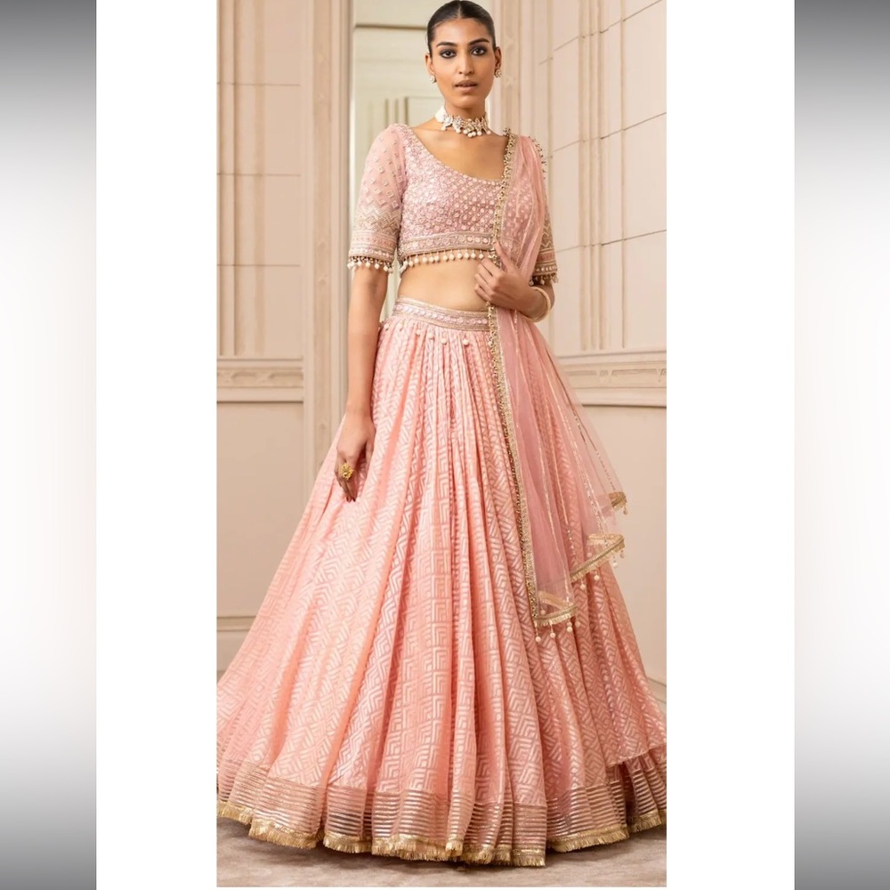 Pink Tarun Tahiliani Lehengha “Stylized Kalidar Lehengha”